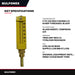Thermometer – 0 To 100 Deg C Range, 1/2 In Bsp Threaded
