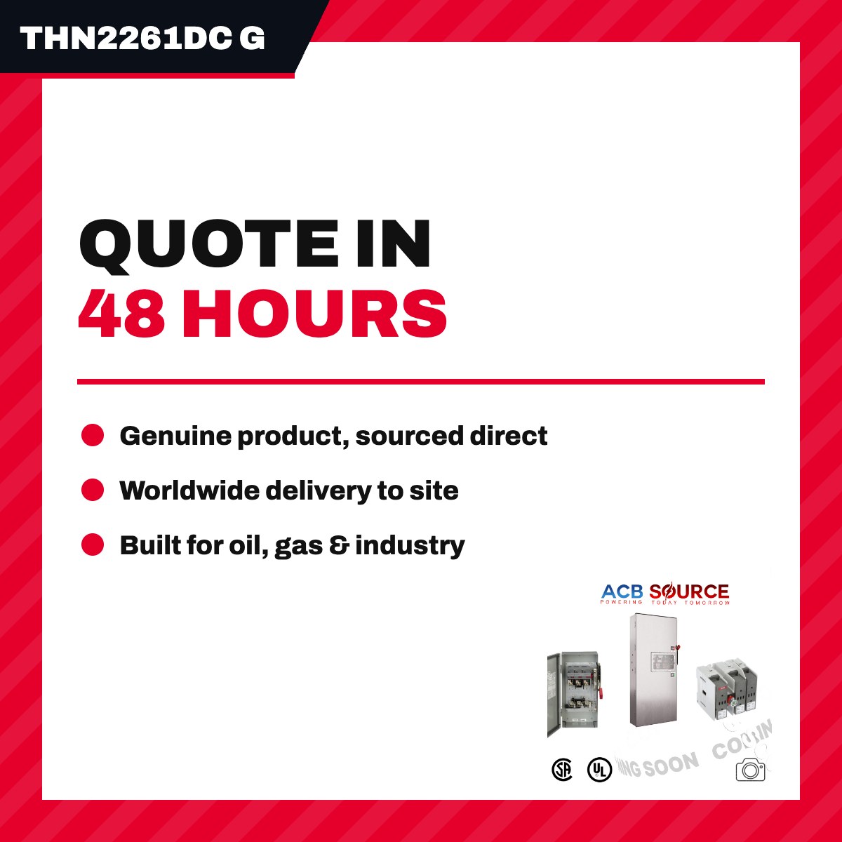 Thn2261Dc General Electric International THN2261DC – Switch Disconnect – 30 A Cont, 600 Vdc