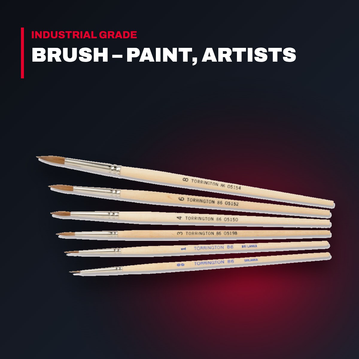 Torrington Brush Works; Us 101 – Brush – Paint, Artists
