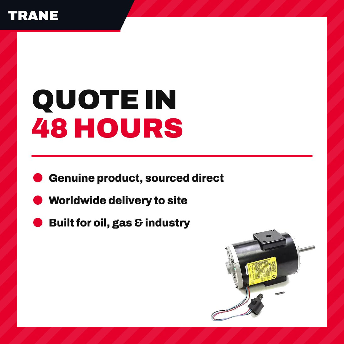 Trane MOT12628 – Motor TEAO 1.5 HP 460V