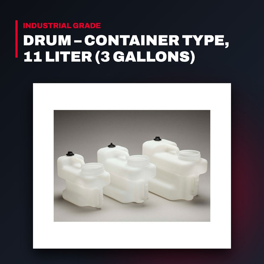 Trico Manufacturing Us 34461 – Drum – Container Type, 11 Liter (3 Gallons)