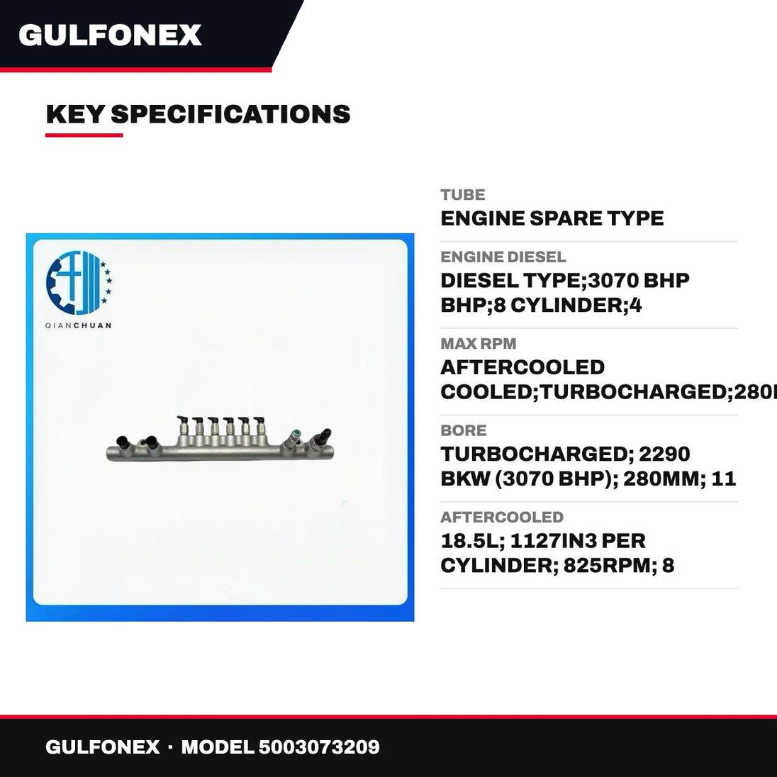 Tube – Engine Spare Type