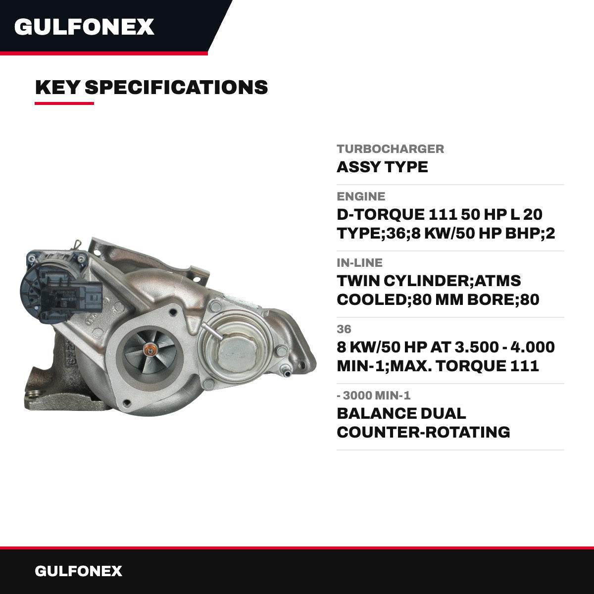 Turbocharger – Assy Type