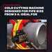 Unitec OTHERS – Cold Cutting Machine Designed For Pipe Size From 2-6. Ideal For Spark-Free Cutting In Hazardous Areas.