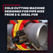 Unitec OTHERS – Cold Cutting Machine Designed For Pipe Size From 2-6. Ideal For Spark-Free Cutting In Hazardous Areas.