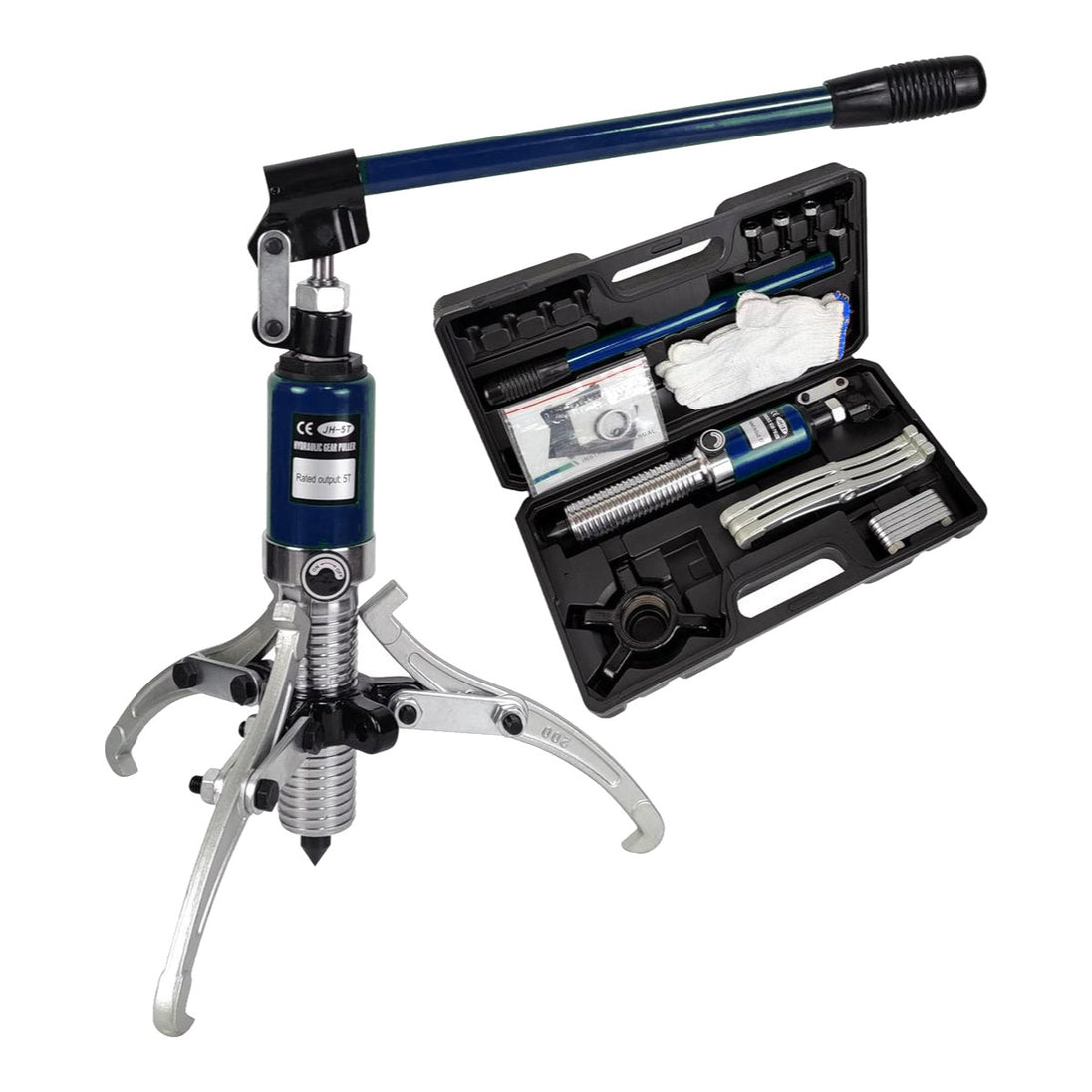 Johnkeans JK-BB-2001 – Hydraulic Gear Puller 15 Ton, 2/3 Jaw, 12" Jaw