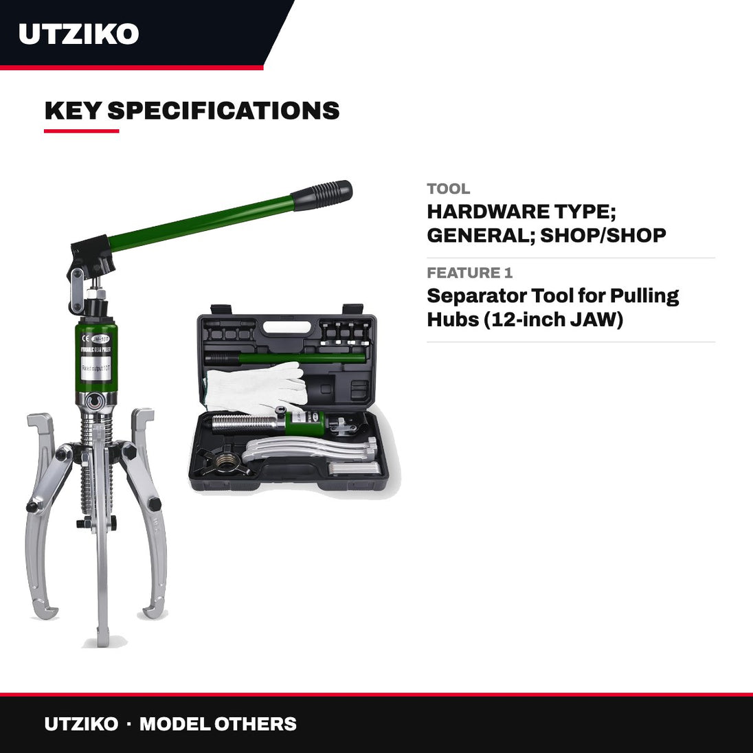 Utziko OTHERS – Hydraulic Puller.