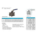 Valve – Ball, Size 2 In-11.5 Npt