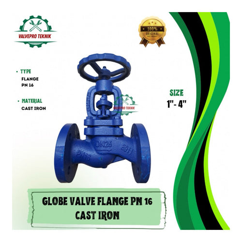 Valve Globe – Pn16 Drilled Type, 3 In Nps
