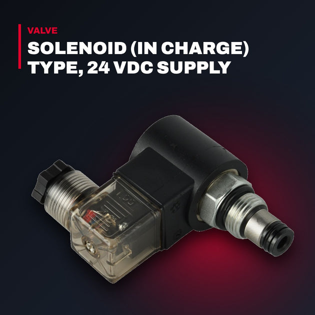 Valve – Solenoid (In Charge) Type, 24 Vdc Supply
