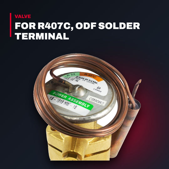 Valve Thermal Expansion – For R407C, Odf Solder Terminal