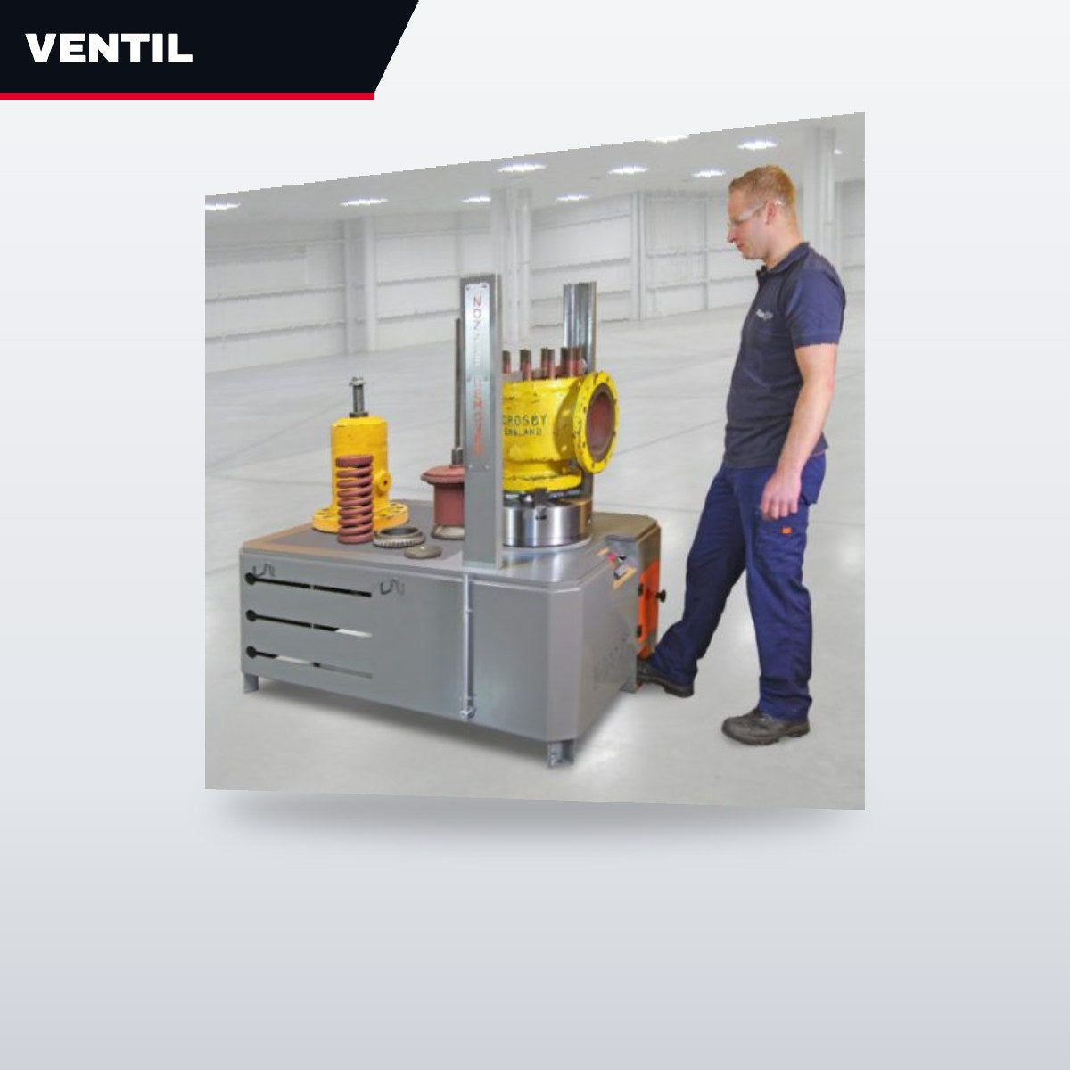 Ventil NR10 – Relief Valve Nozzle Remover Machine