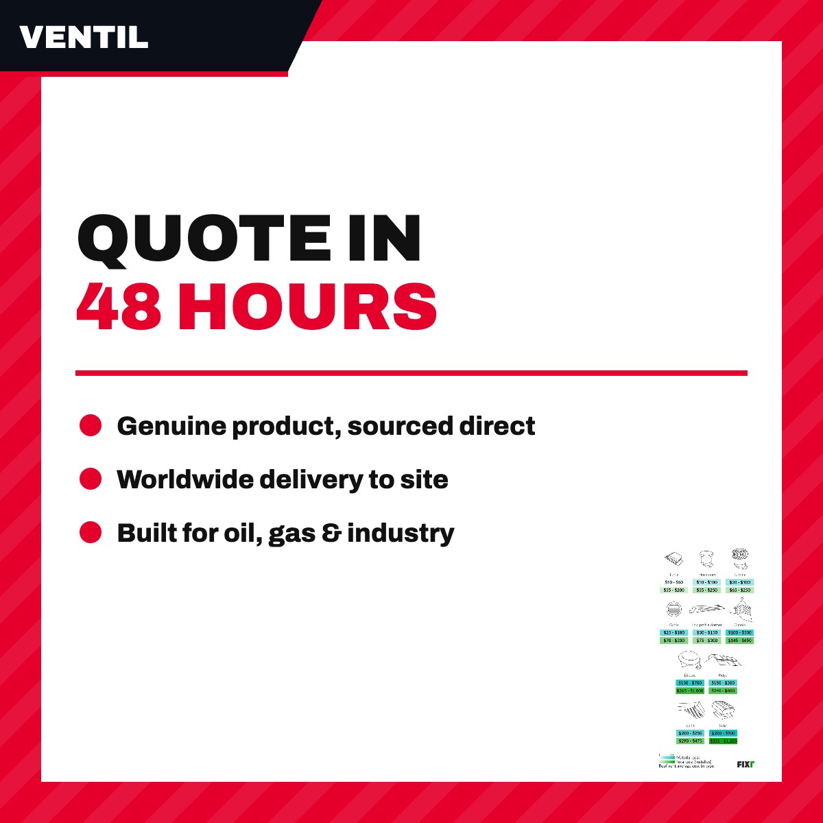 Ventil OTHERS – Installation Costs ... .