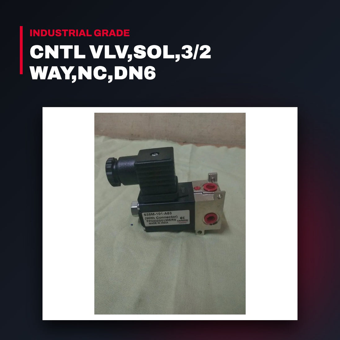 Vlv-Oem Prt – Cntl Vlv,Sol,3/2 Way,Nc,Dn6