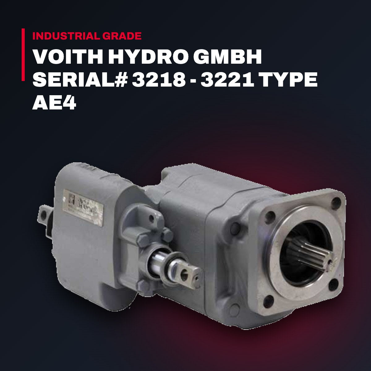 Voith 5000453193 – Pump – Gear Type, For Counter Clock Wise Rotation