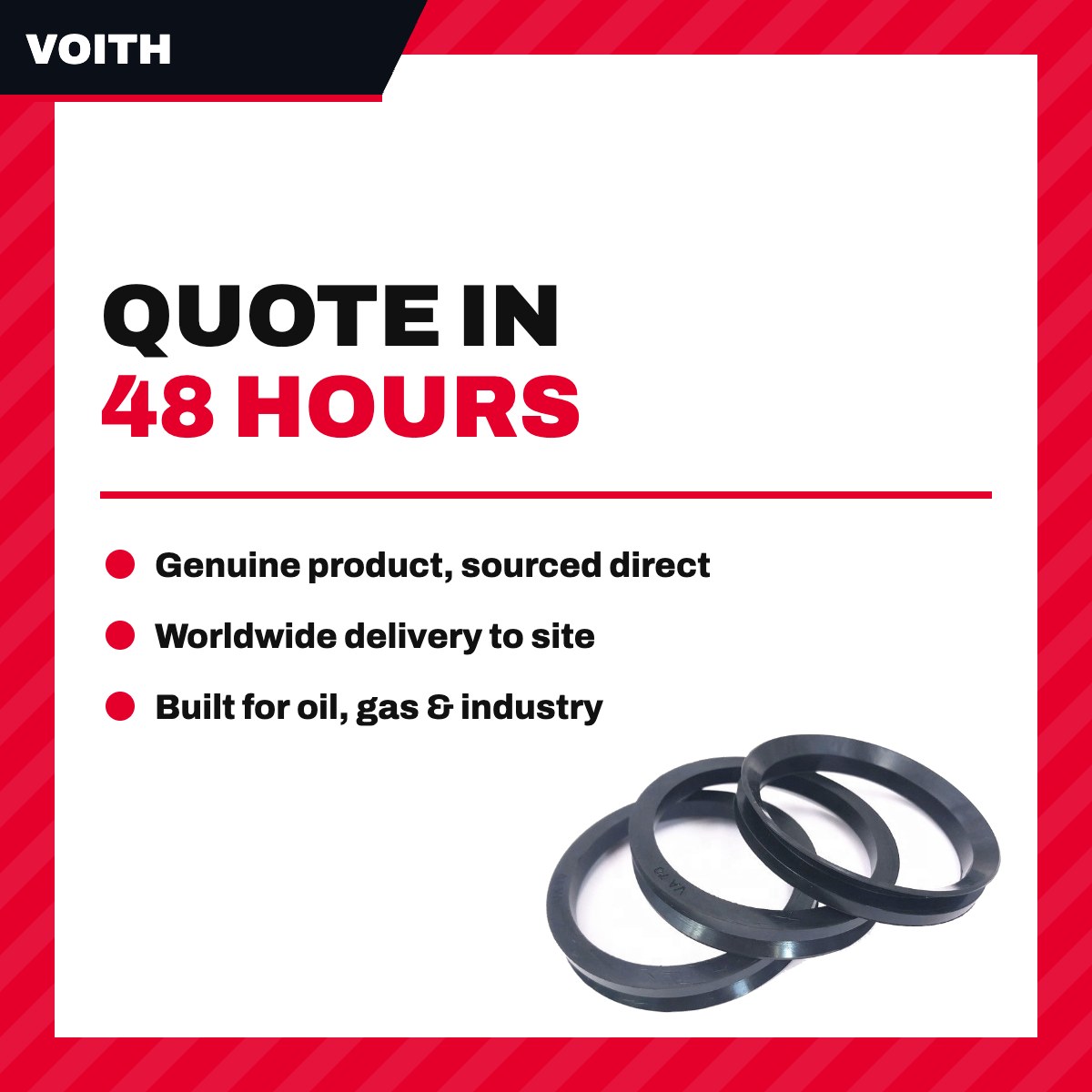Voith – Shaft Seal Ring, 400X450X20