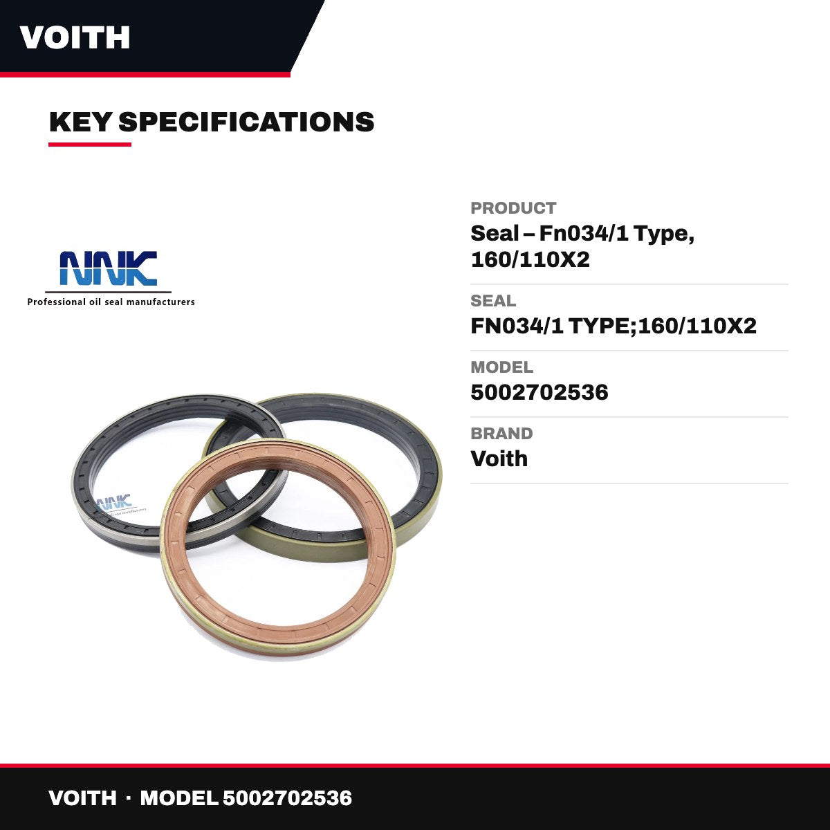 Voith – Seal, Fn034/1, 160/110X2