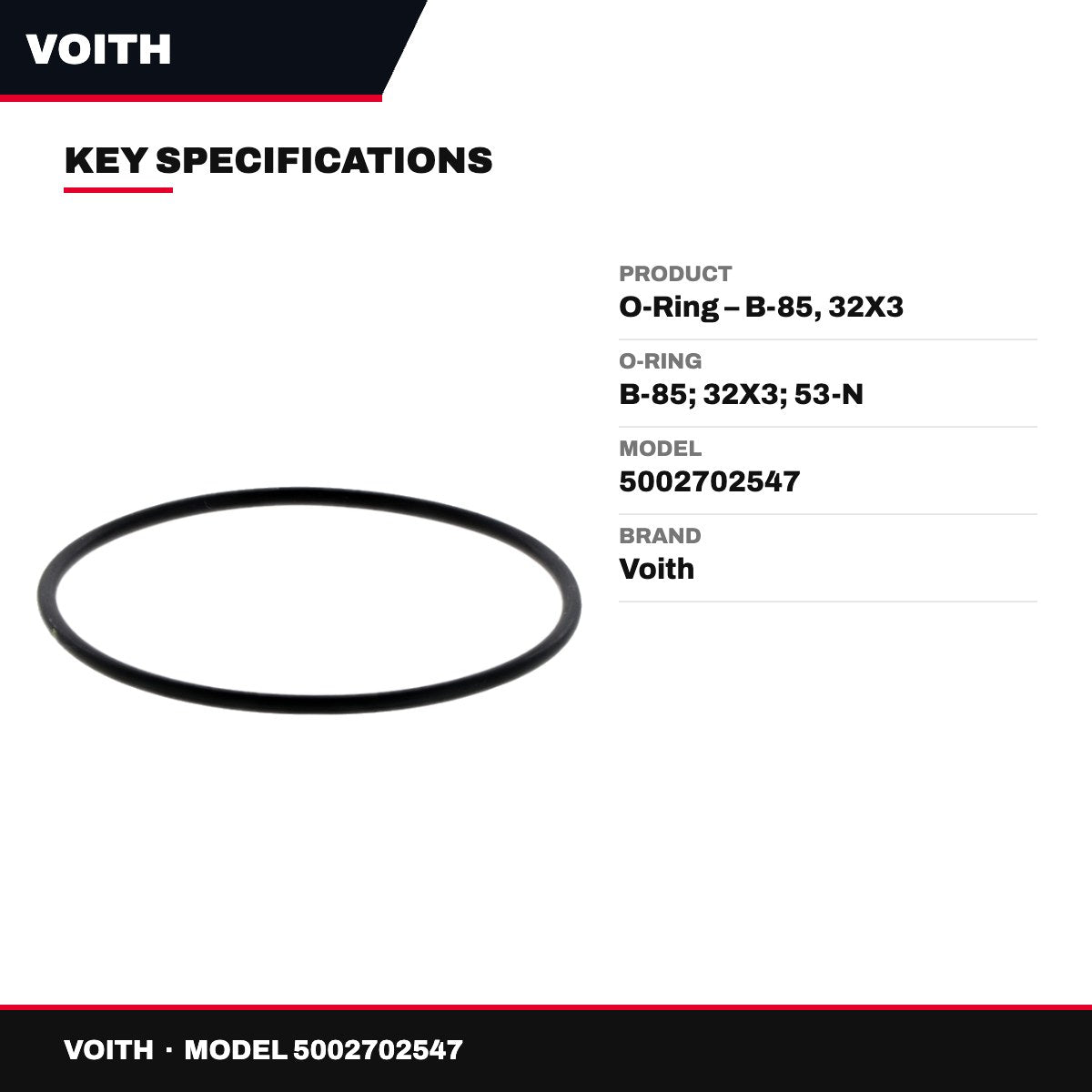 Voith – O-Ring, B-85, 32X3