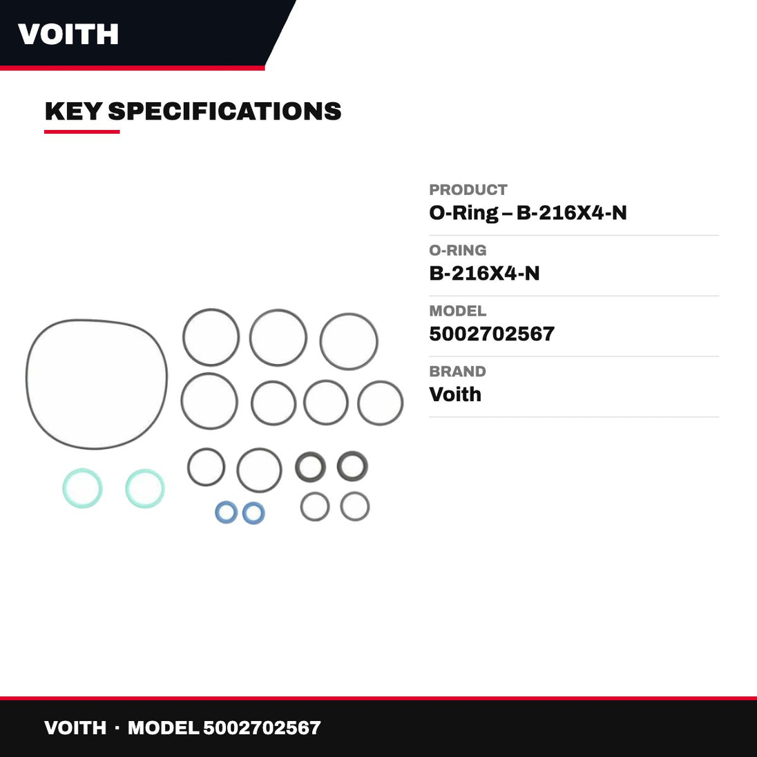 Voith – O-Ring, B-216X4-N