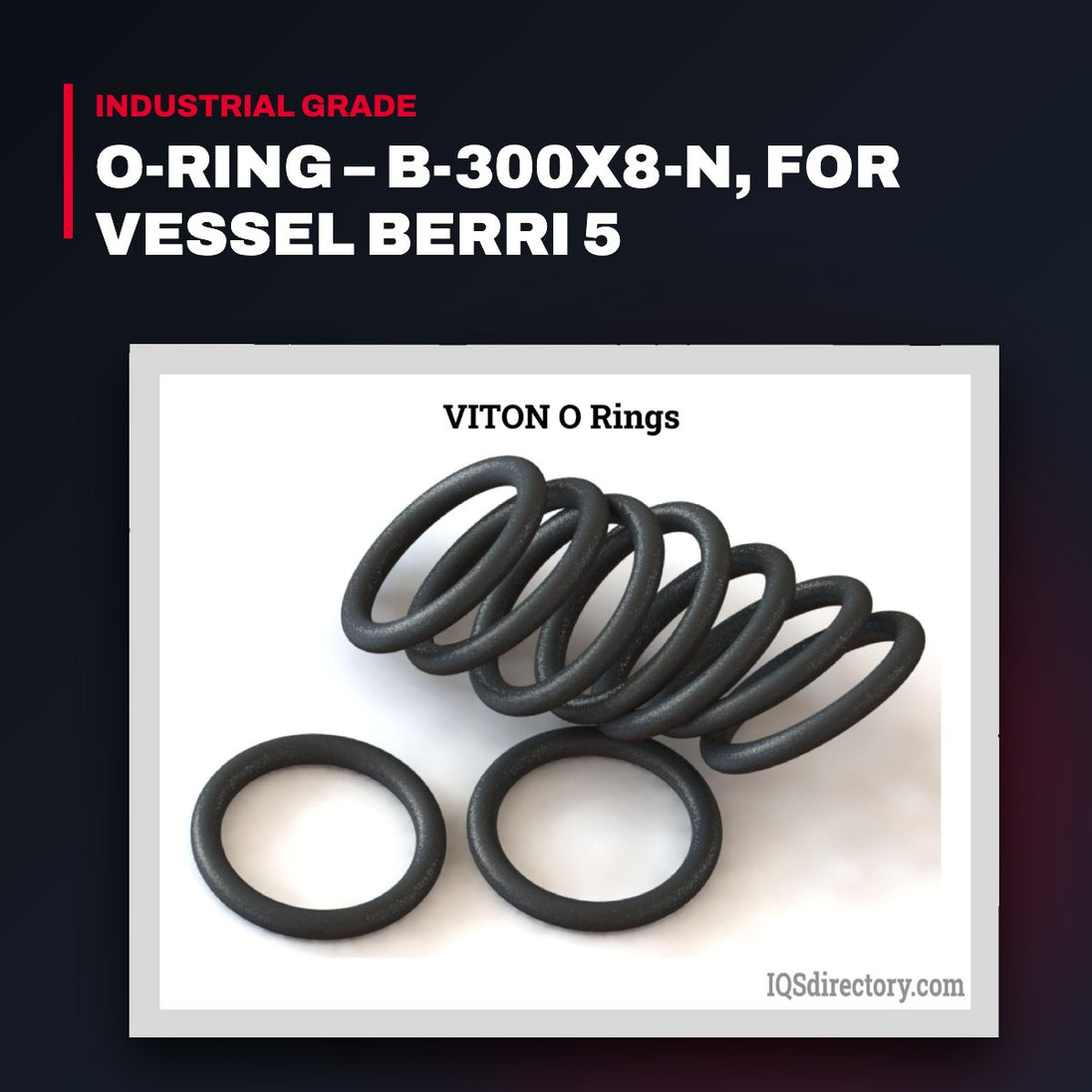 Voith OTHERS – O-Ring – B-300X8-N, For Vessel Berri 5