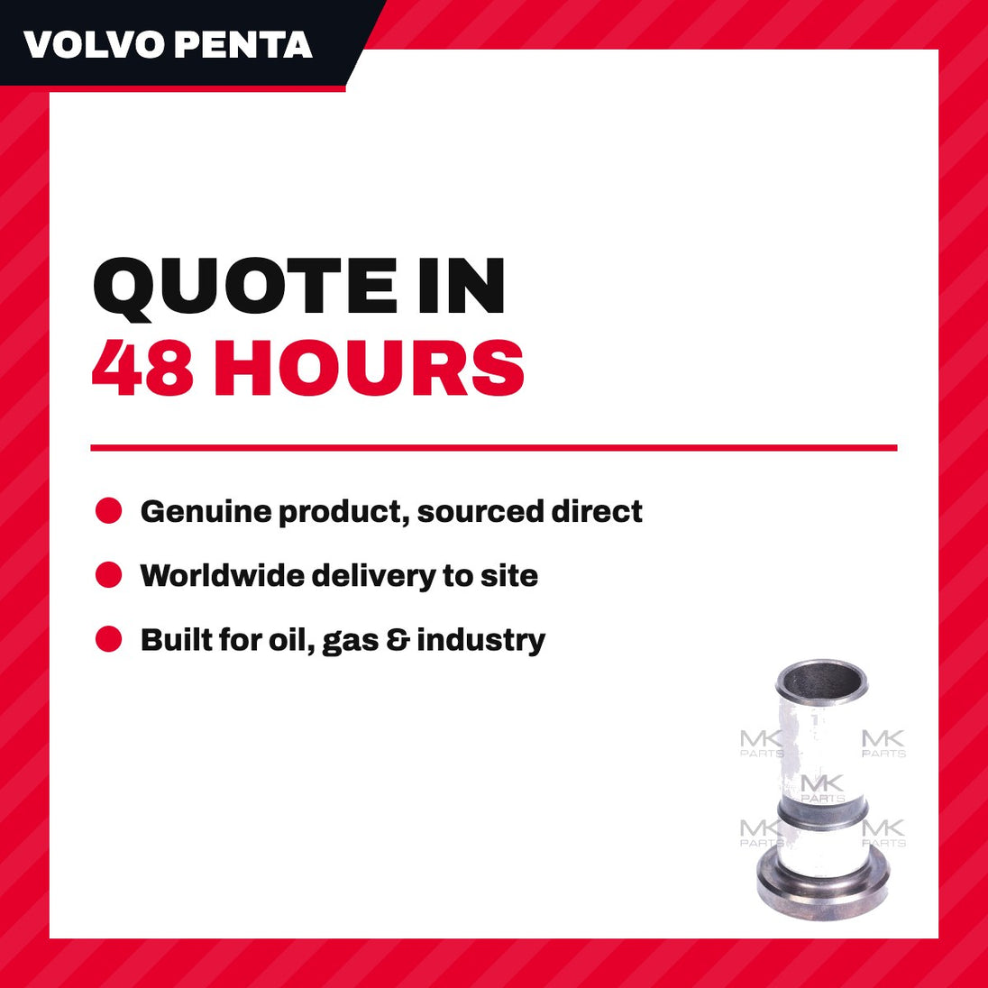 Volvo Penta 11700366 – Valve – Engine Model D5A Type