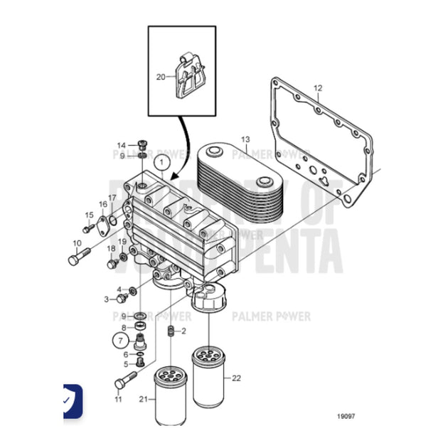 Volvo Penta 20405744 – Valve – Engine Type