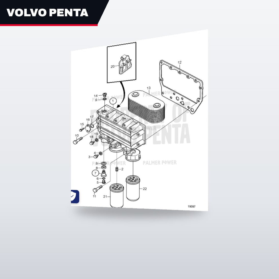 Volvo Penta 20405744 – Valve – Engine Type