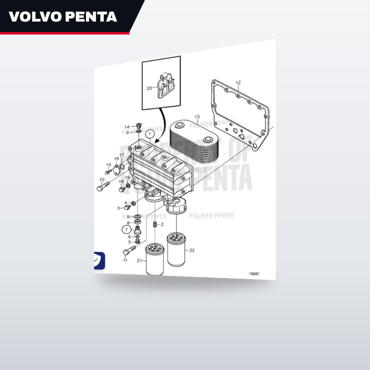 Volvo Penta 20405744 – Valve – Engine Type