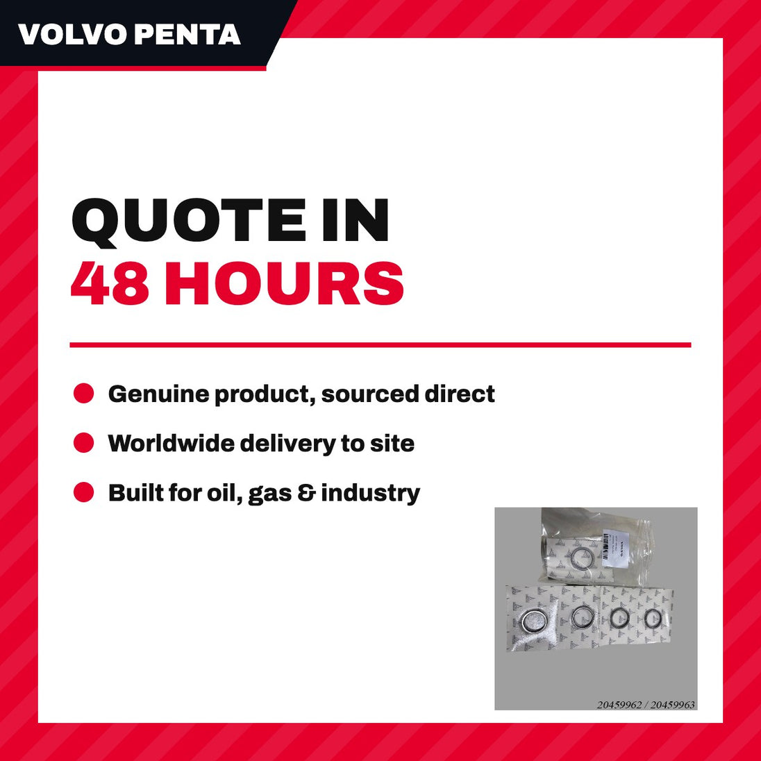 Volvo Penta 20459963 – Valve – Seat Type