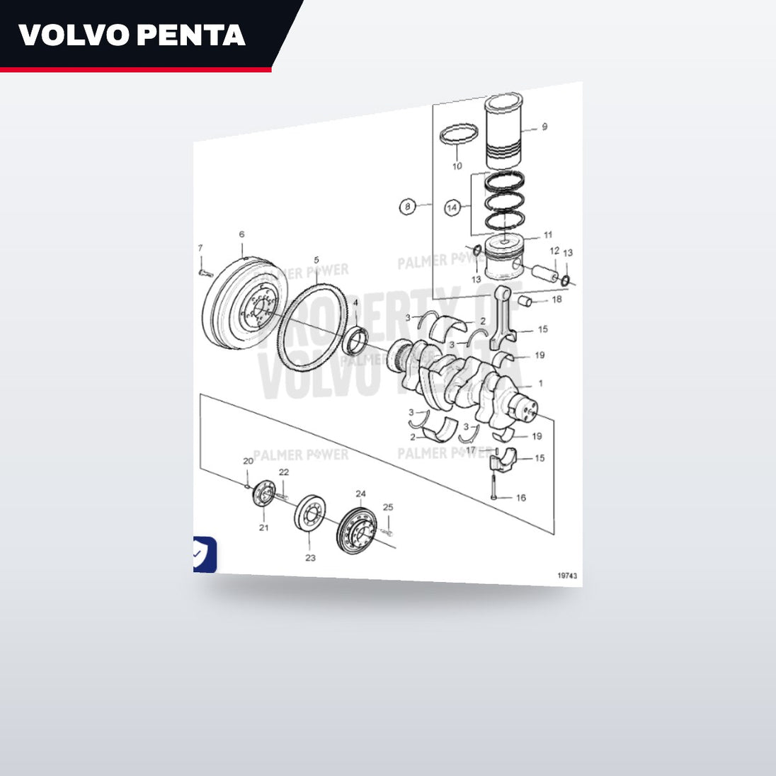 Volvo Penta 21141955 – Washer – Thrust Washer Type