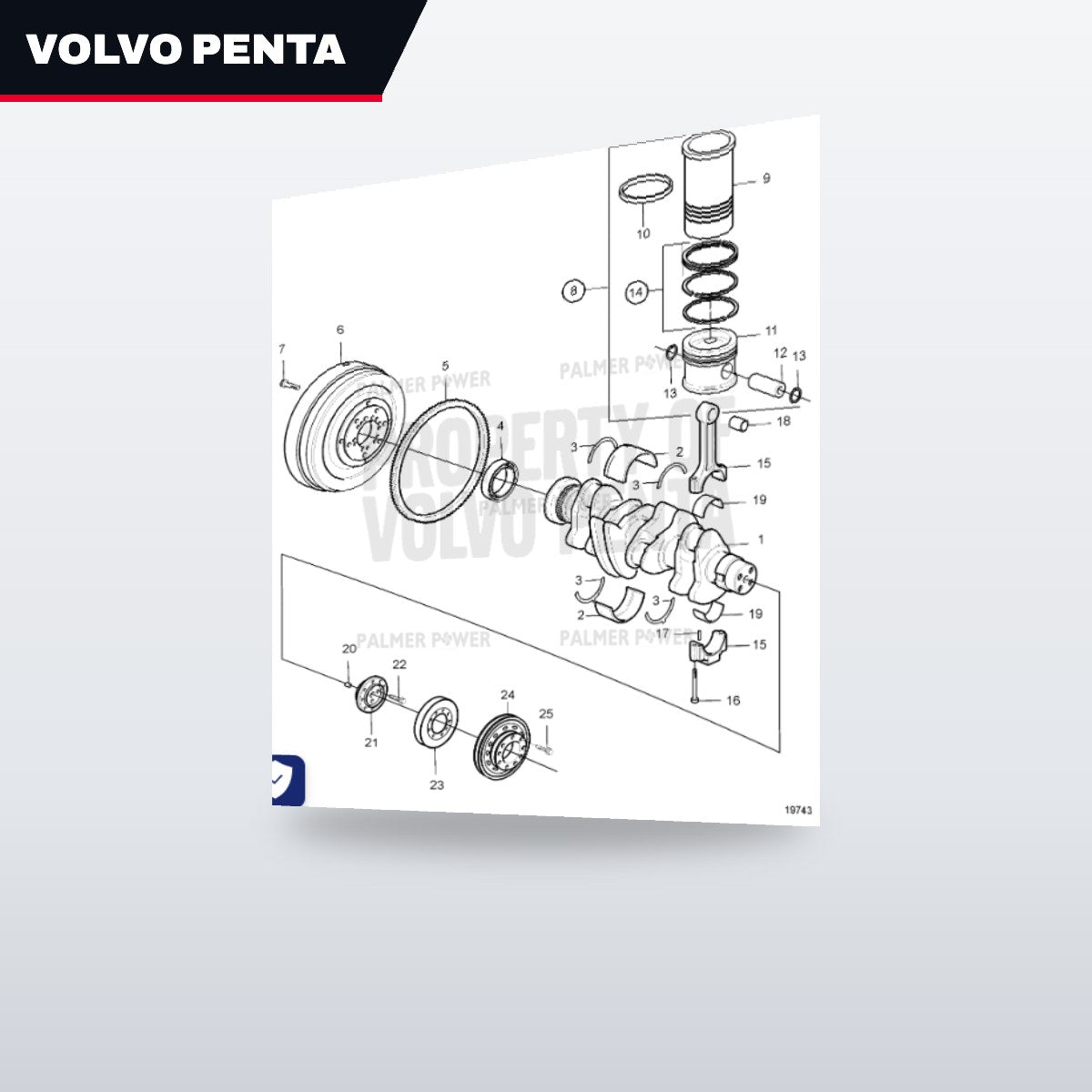 Volvo Penta 21141955 – Washer – Thrust Washer Type