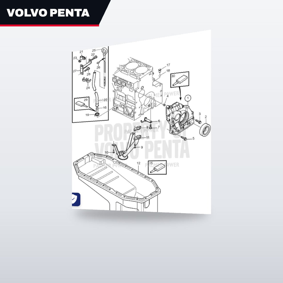 Volvo Penta 21306356 – Seal – Lip Seal Type