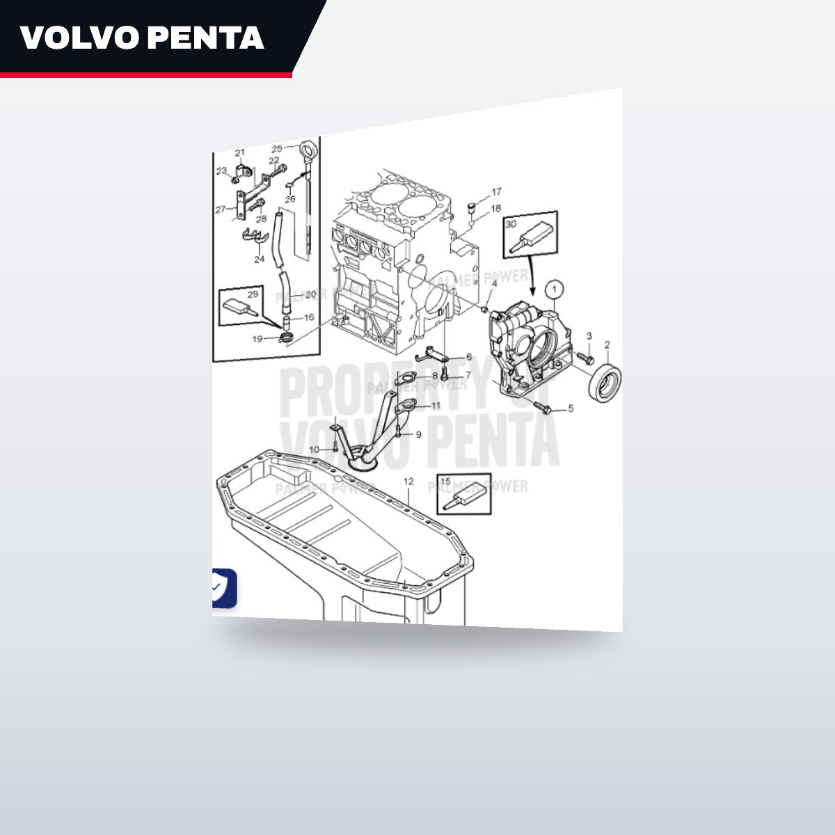 Volvo Penta 21306356 – Seal – Lip Seal Type