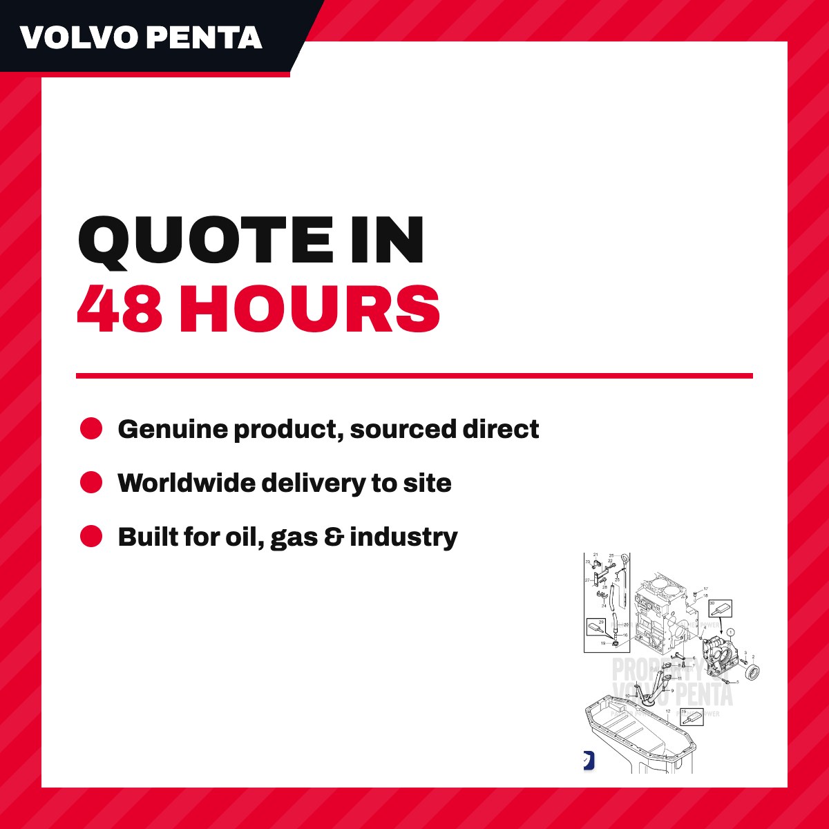 Volvo Penta 21306356 – Seal – Lip Seal Type