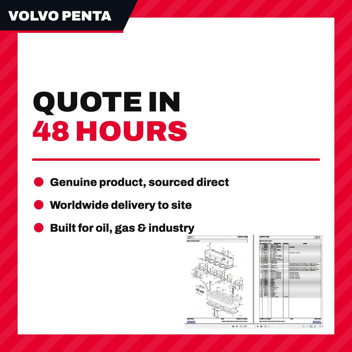Volvo Penta 24003284 – Collet – -Engine Model, D5A Type