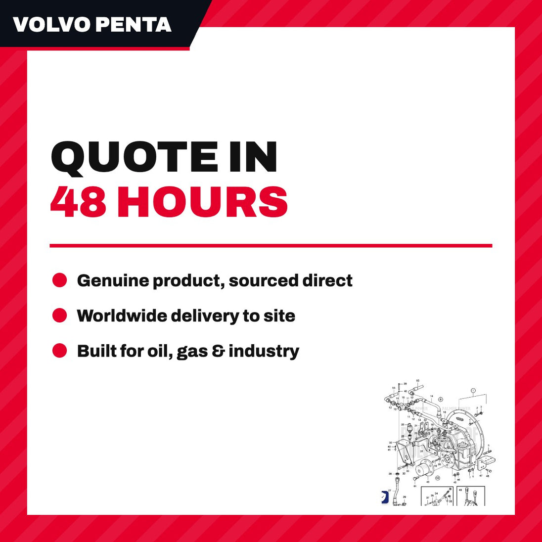 Volvo Penta 3836192 – Hose – For Engine