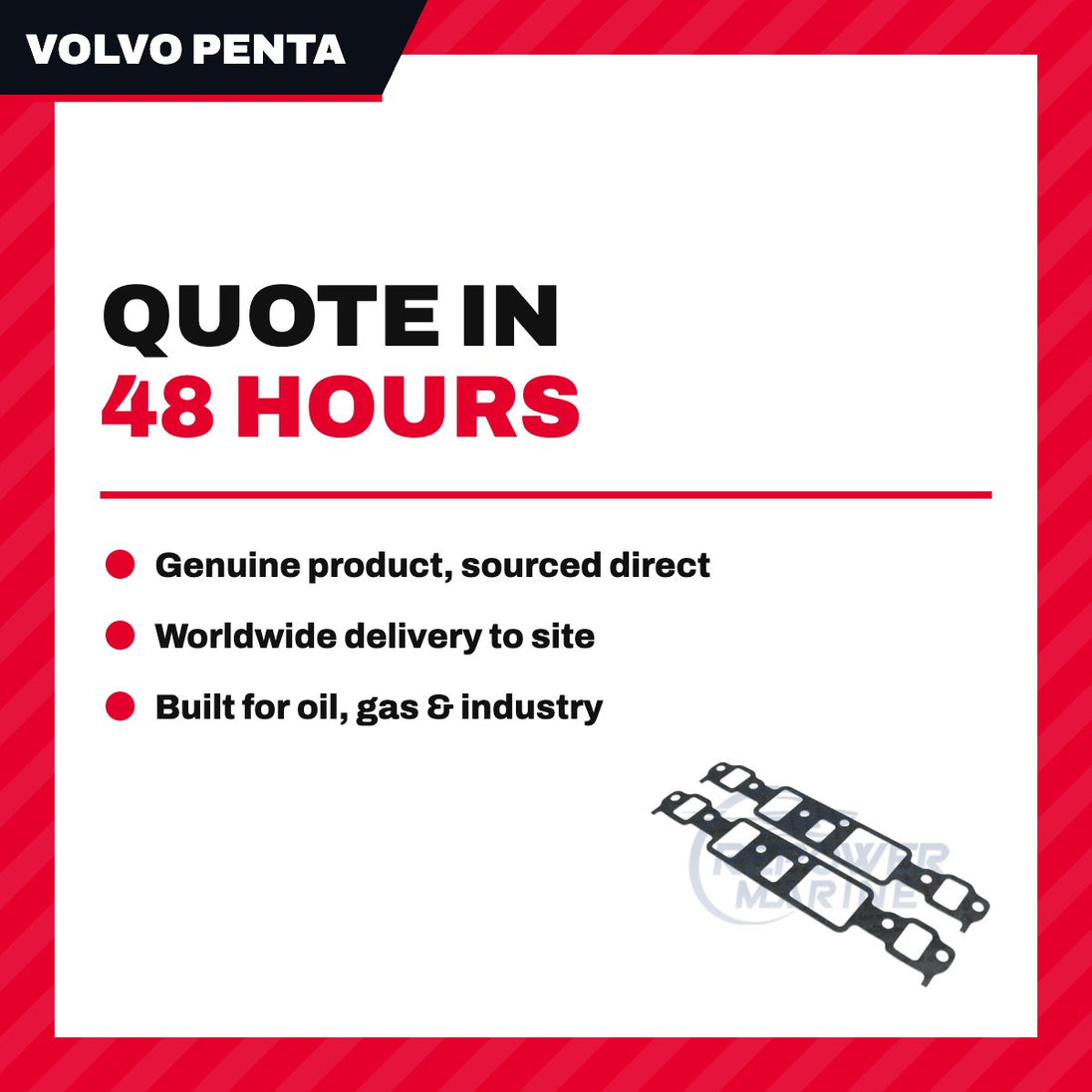 Volvo Penta 888775 – Gasket – Intake Gasket Type