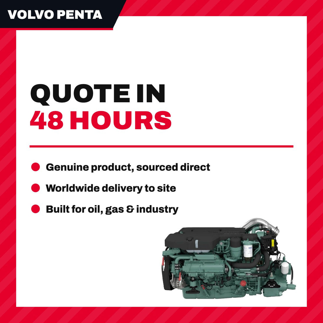 Volvo Penta 948884 – Engine Diesel – Marine Type Type, 118 Kw (160 Hp) Bhp