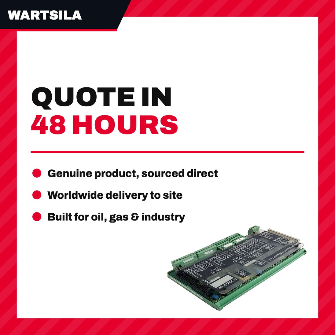 Wartsila SAM401 – Interface Card & I/O Module Set