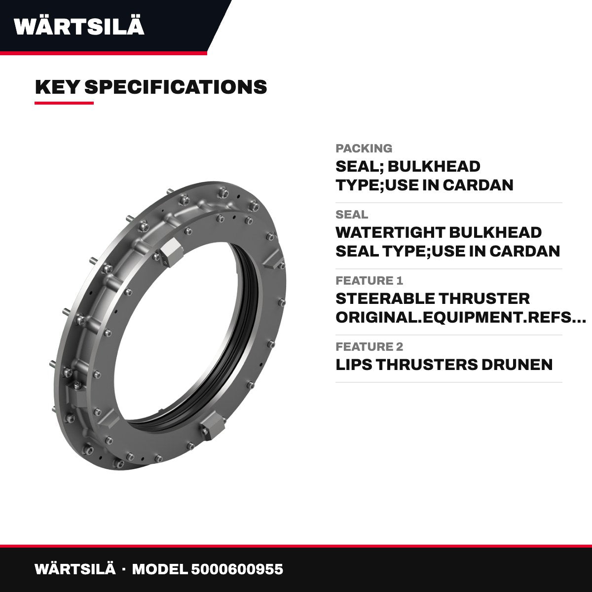 Wärtsilä – Packing, Seal, Bulkhead