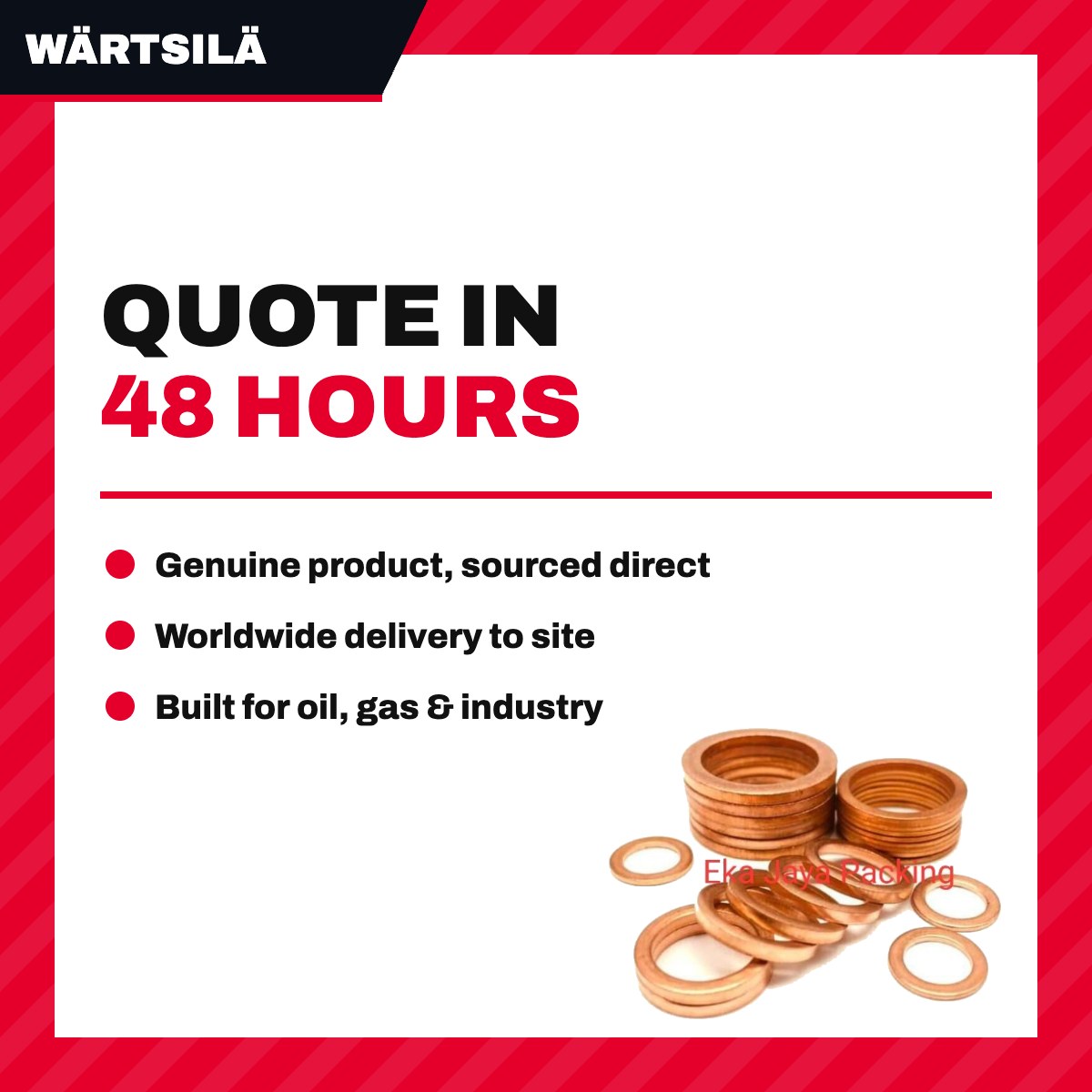 Wärtsilä 5000601149 – Seal – Ring Type, Copper