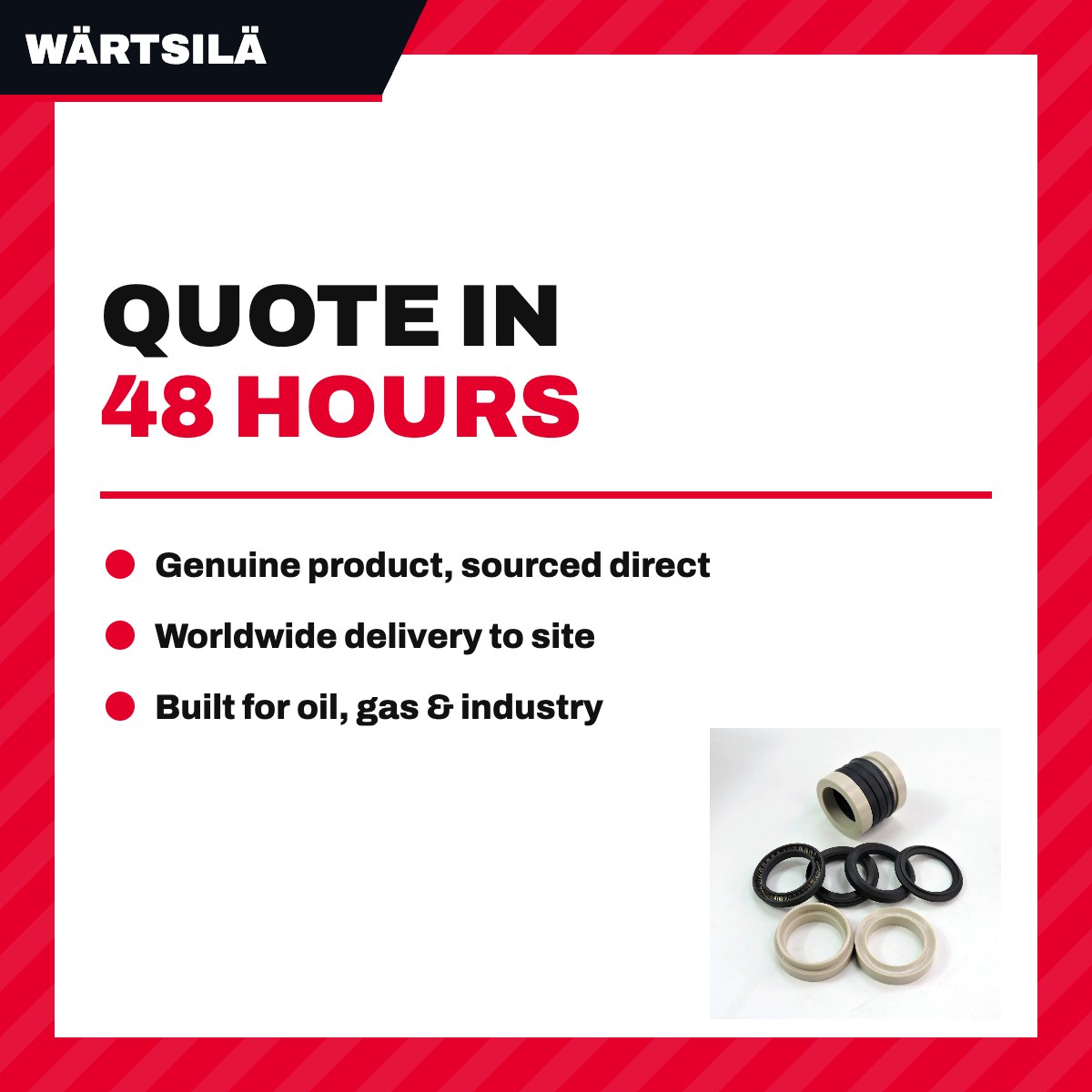 Wärtsilä – Ring Seal, Use in Stem Assembly