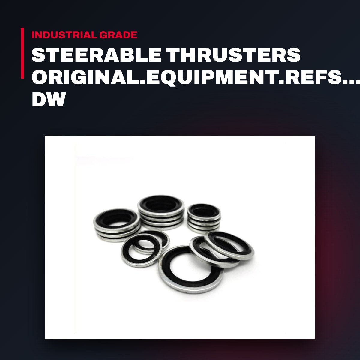 Wärtsilä – Ring Seal, Metal & Rubber