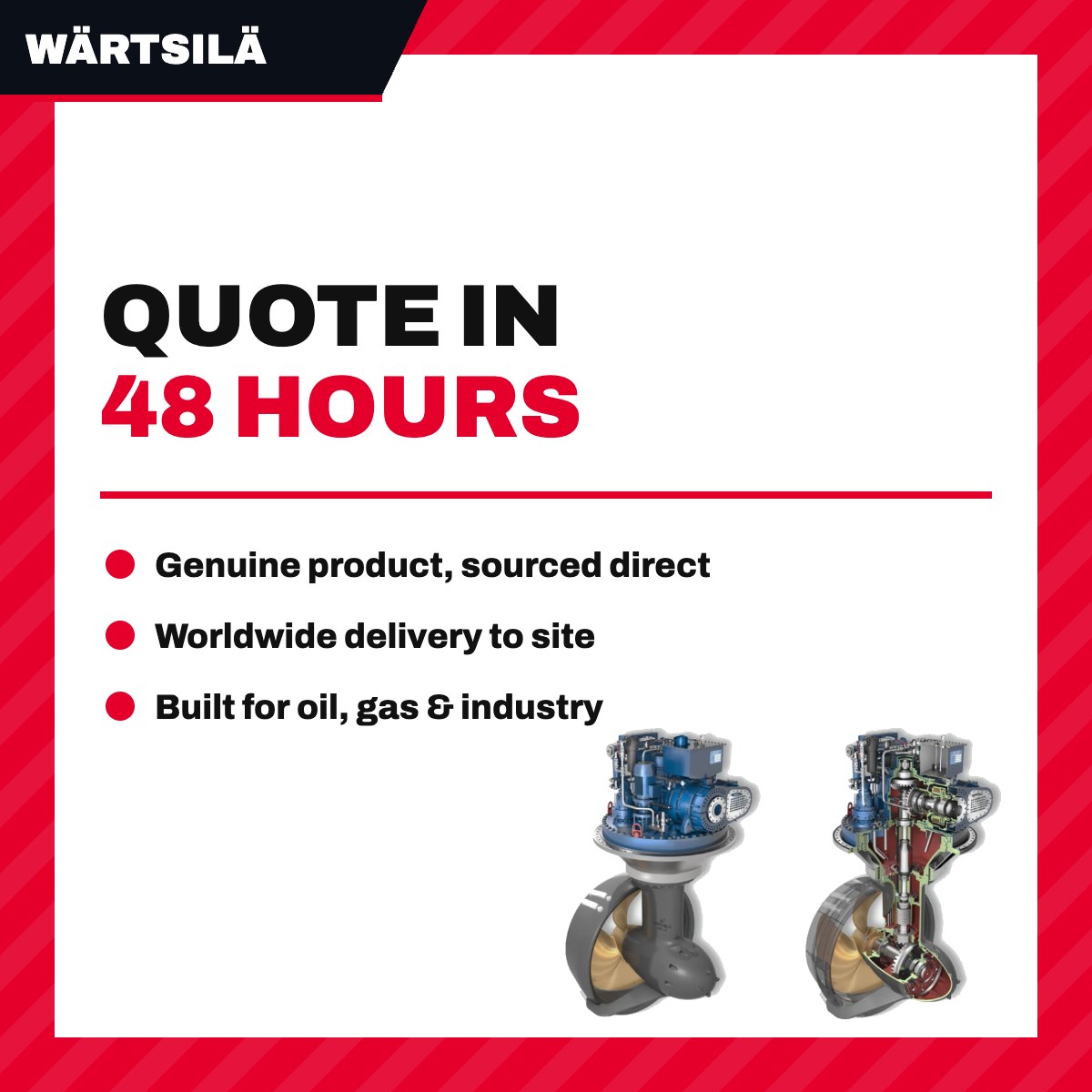 Wärtsilä 5000601689 – O-Ring – Use In Lower Gearbox F-2500, Steerable Thrusters