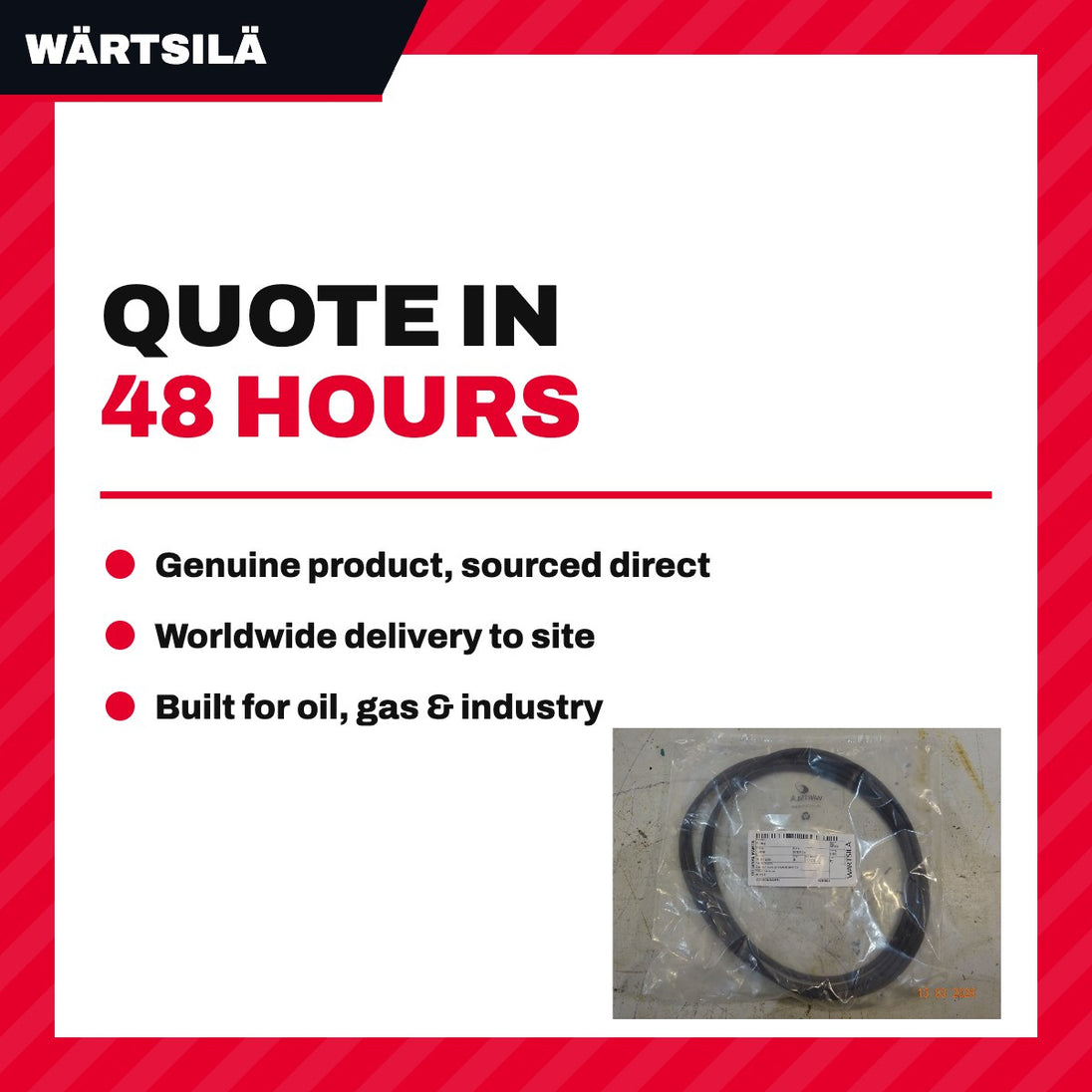 Wärtsilä – O-Ring Seal, Seamless