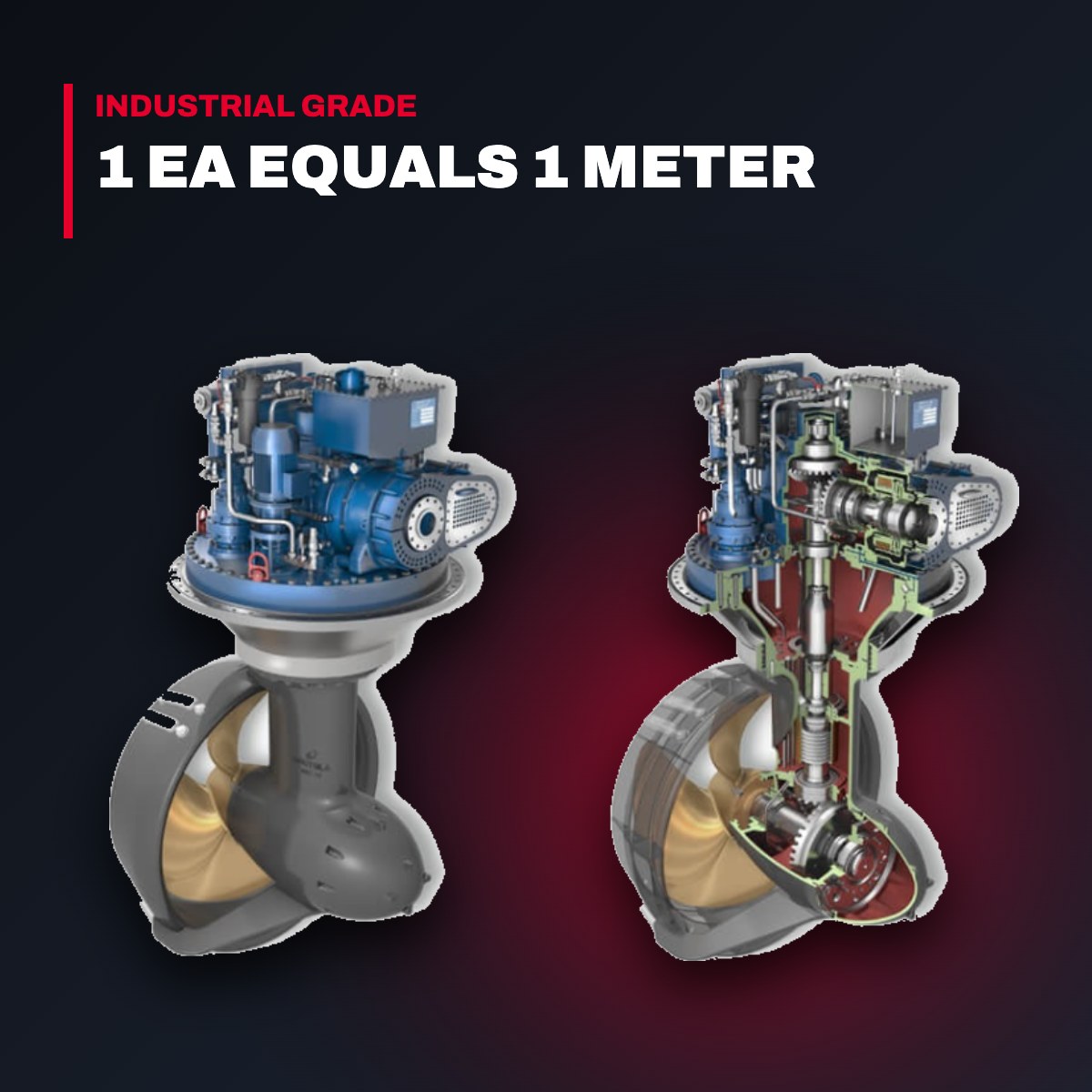 Wärtsilä – Wire Tie/Lock, Use in Lower Gearbox F-2500, Steerable Thrusters