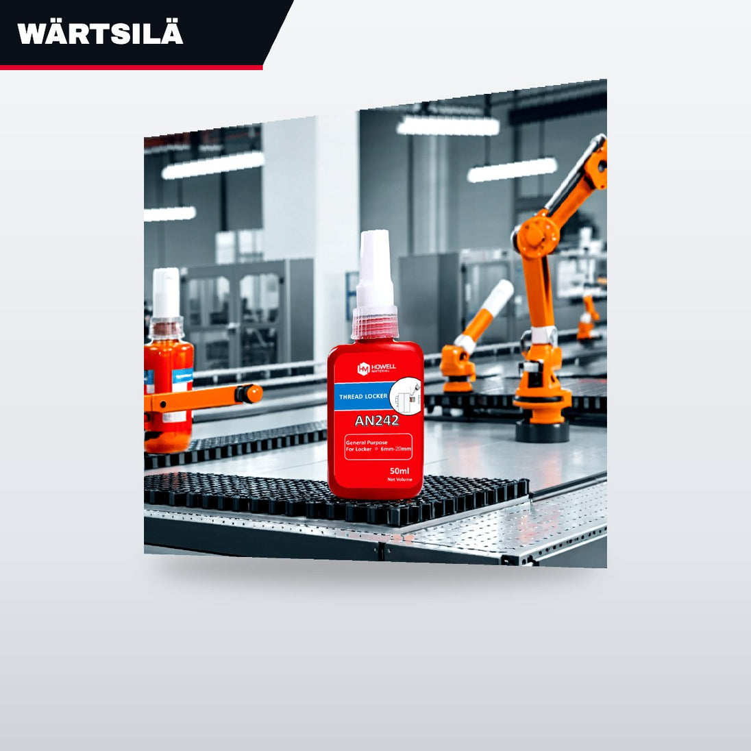 Wärtsilä – Liquid Locking Adhesive, Use in Propeller Mountin Steerable