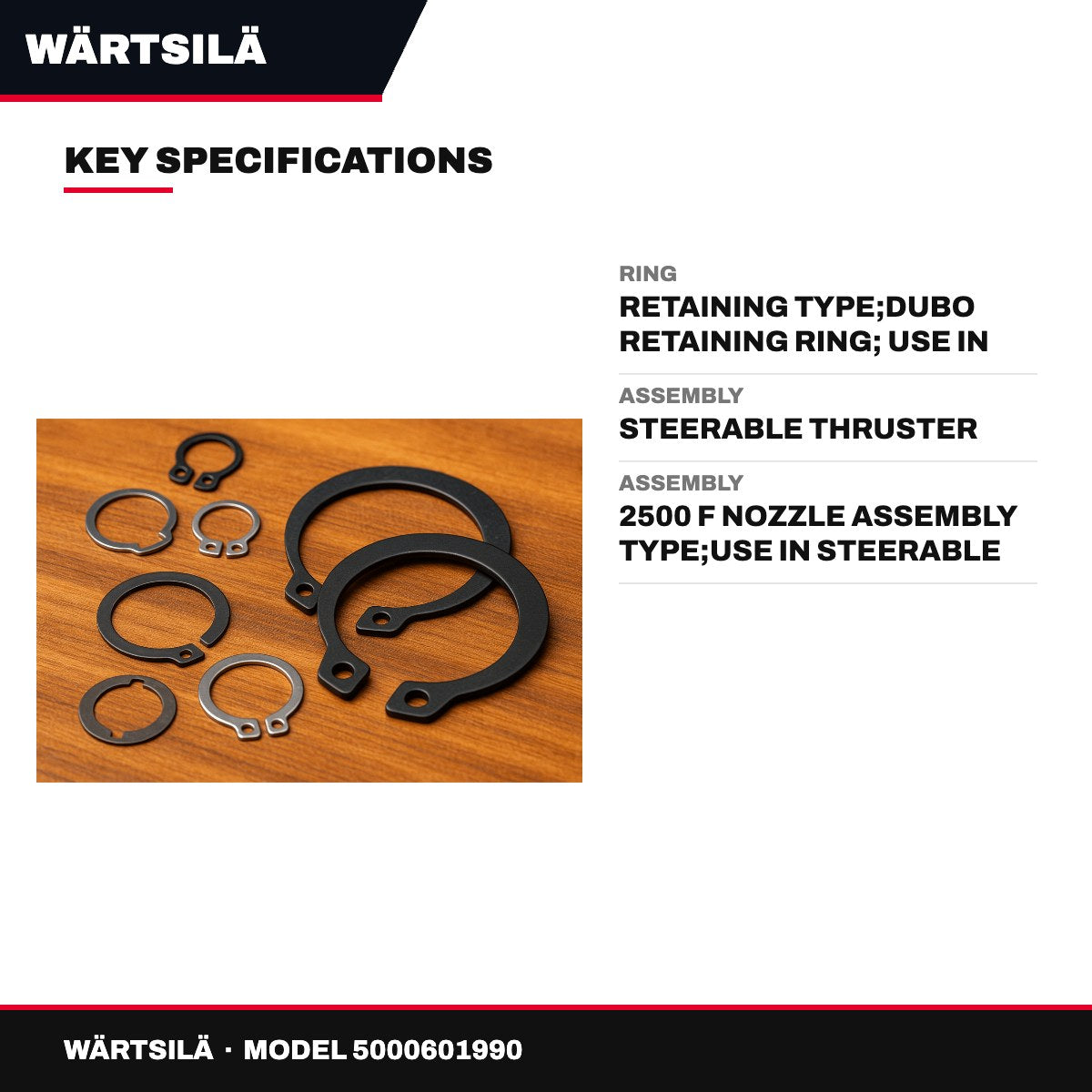 Wärtsilä – Retaining Ring, Dubo Retaining Ring