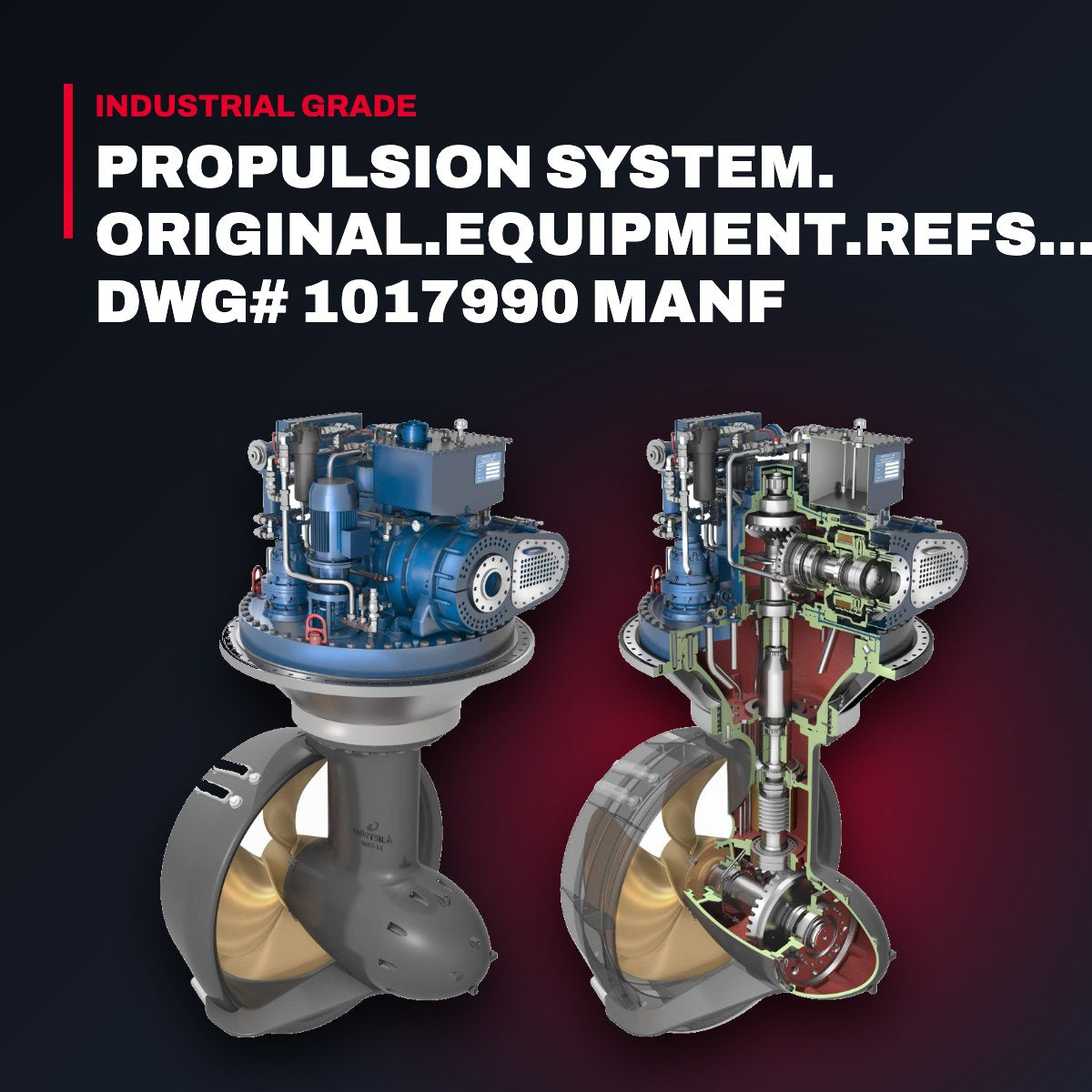 Wärtsilä – O-Ring, Use in Propeller Assembly, Steerable Thruster