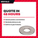 Wärtsilä 5000612515 – Washer – Flat/Plain